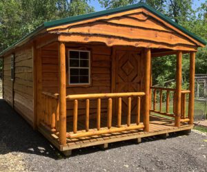 Amish Built Live Edge Cabins